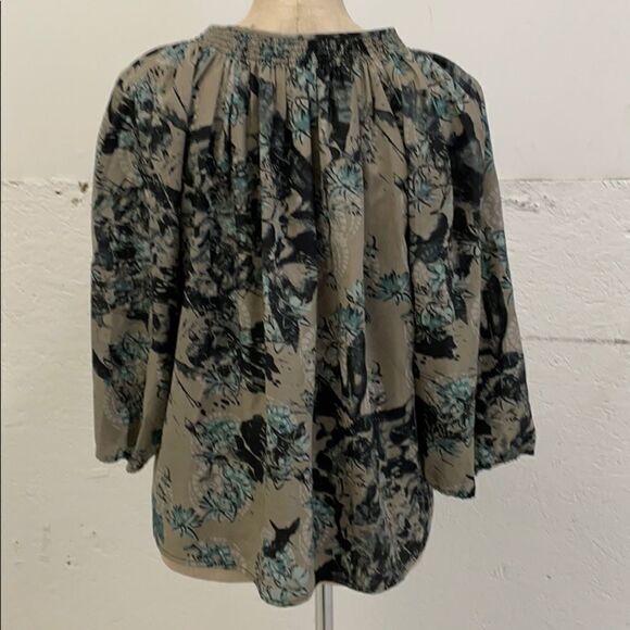 New Kensie Boho Floral Blouse - Picture 2 of 6